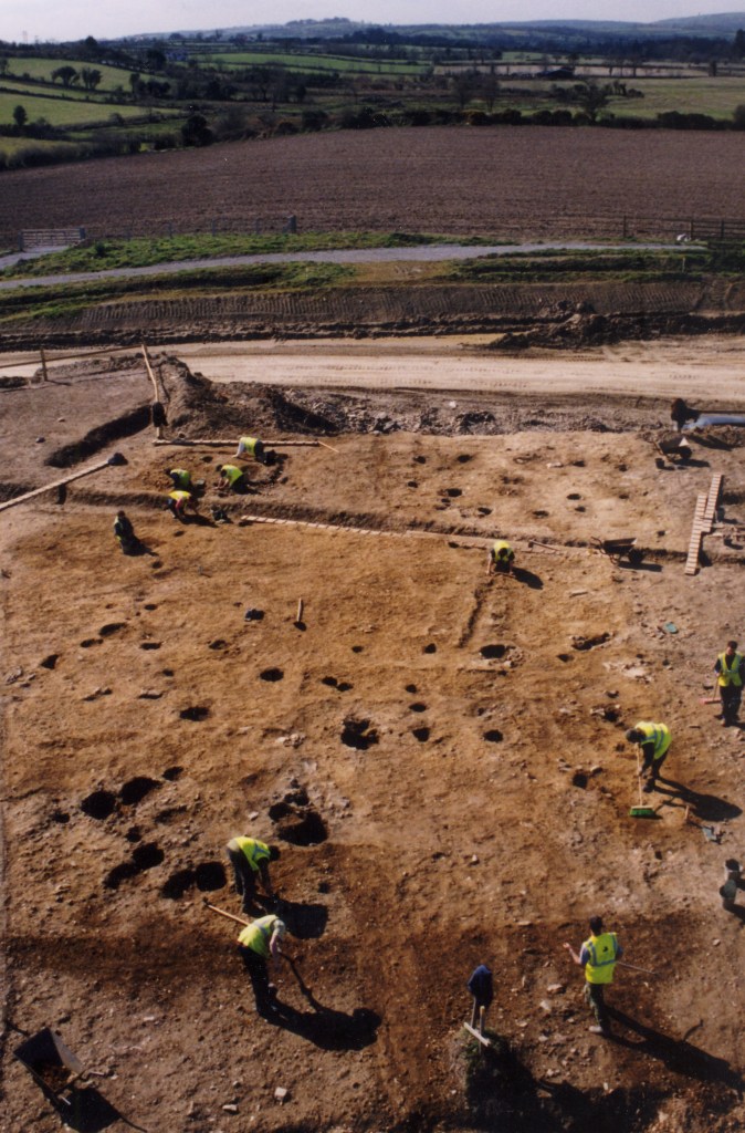 Image of excavation in process at Balgatheran, Co. Louth, Ireland